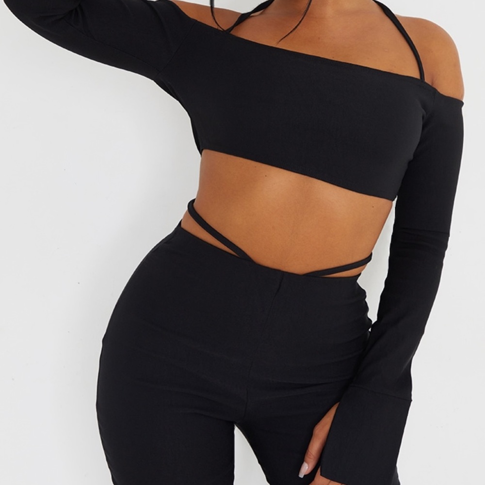 Halter neck Crop Top